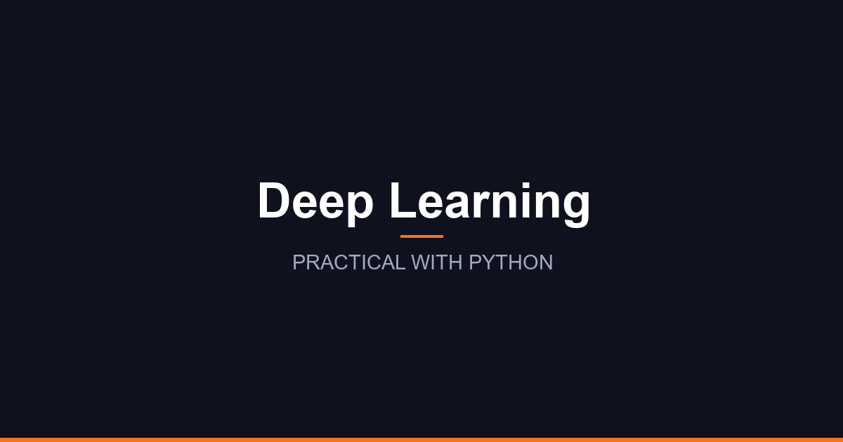 Practical Deep Learning with Python